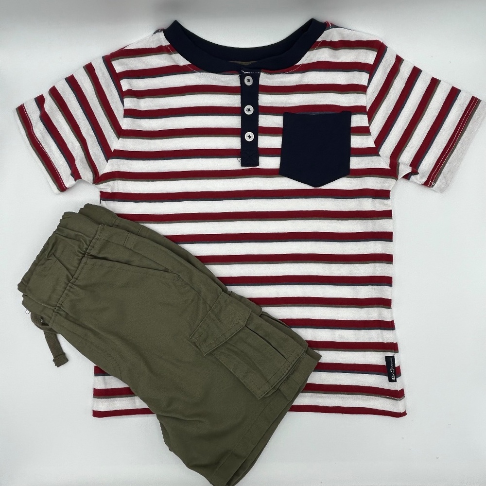 NEW Cargo Shorts & Henley - Ben Sherman